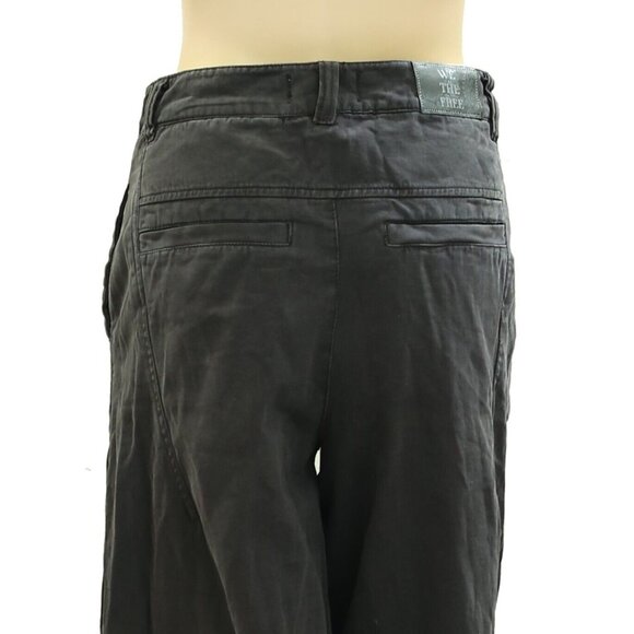 Free People We The Free Laydown Chino Pants Cotton High Rise Classic XS-0 278130 - Picture 6 of 8